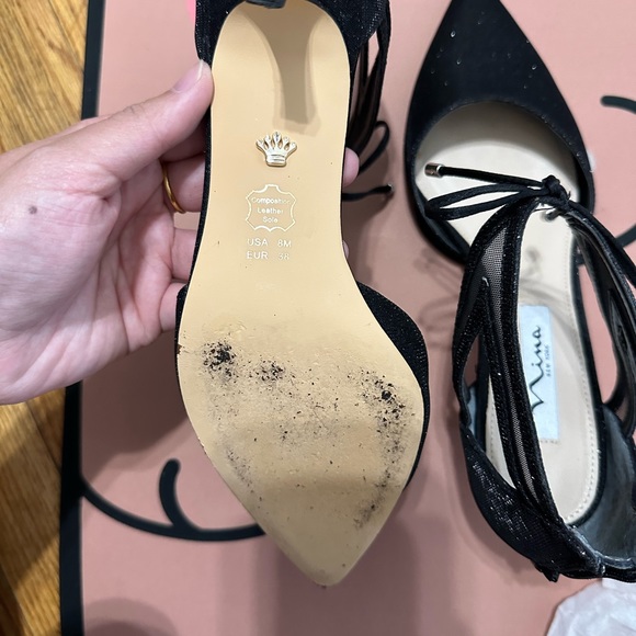 Nina black high heel - Picture 6 of 8